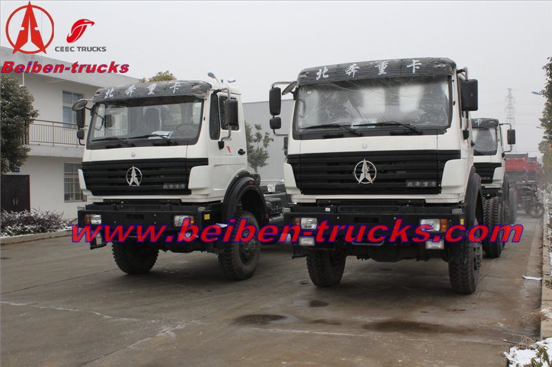 Kongo klient zamówił 10 jednostek beiben podwozia ciężarówki z napędem na 6 kół