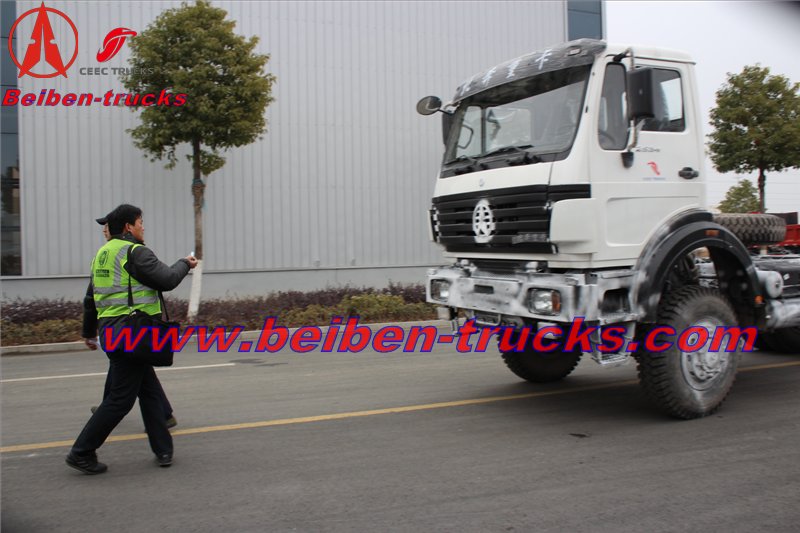 Kongo klient zamówił 10 jednostek beiben podwozia ciężarówki z napędem na 6 kół