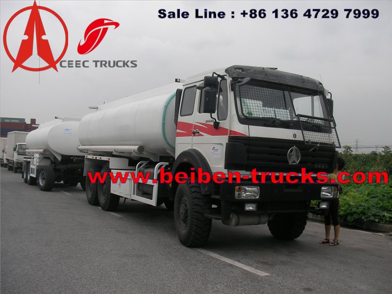 kongo beiben ciężarówki dostawca cystern paliwowych