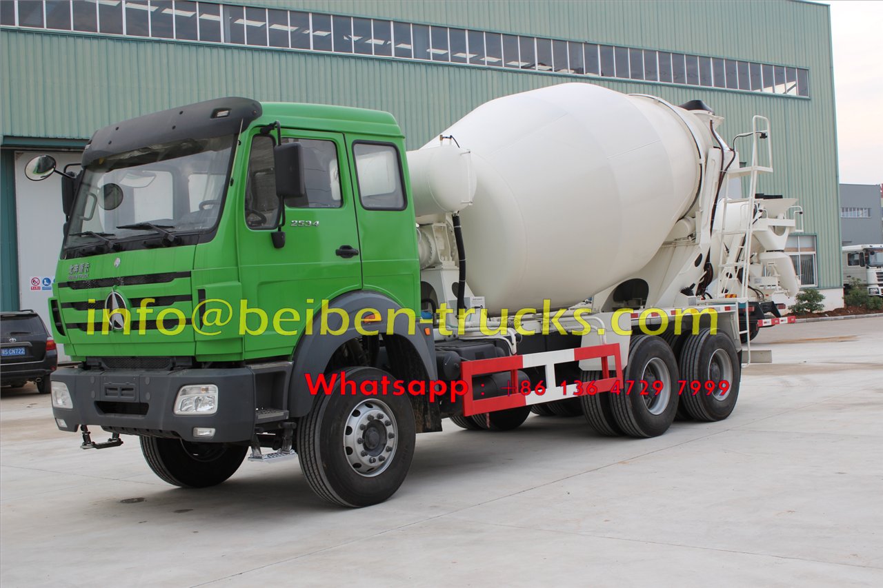 Gorąca sprzedaż wojskowej jakości betoniarki Beiben 6x4 o pojemności 5m3
