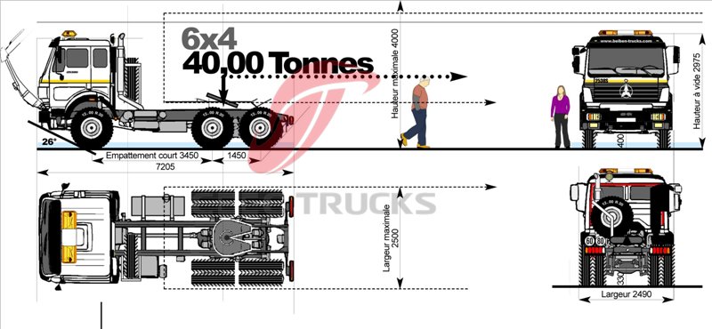 Ciągnik beiben 2638 camions