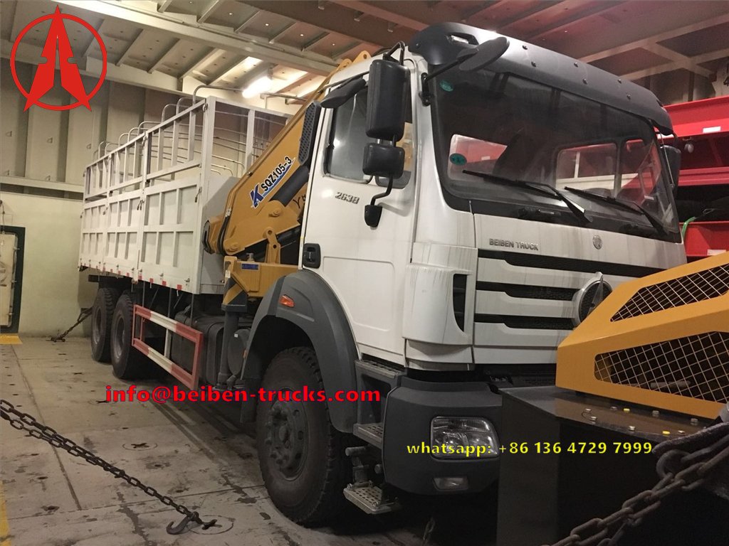 kongo beiben 2638 ciężarówka z żurawiem