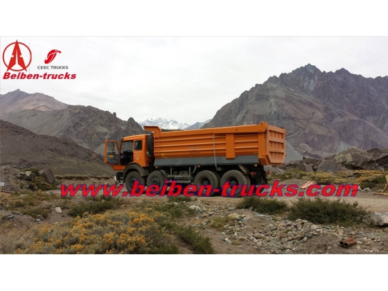 china Beiben 420 Hp 12 wheeler heavy truck