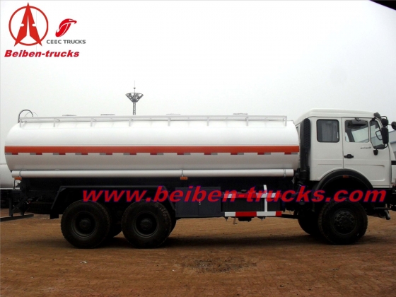 china beiben 6*4 fuel tanker trucks