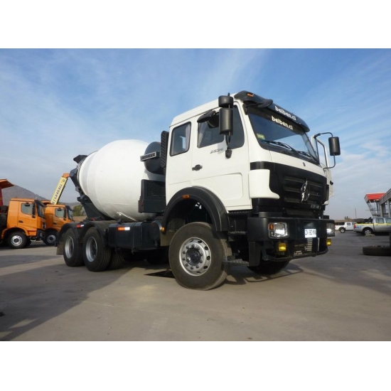 china beiben 6*4 cement mixer truck manufacturer,