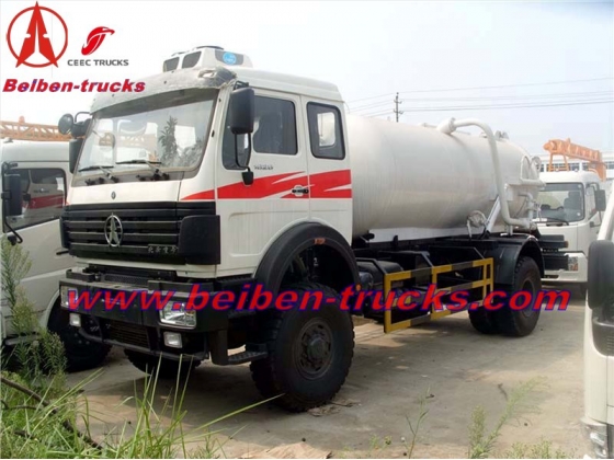 north benz 10 CBM vacuum tanker truck