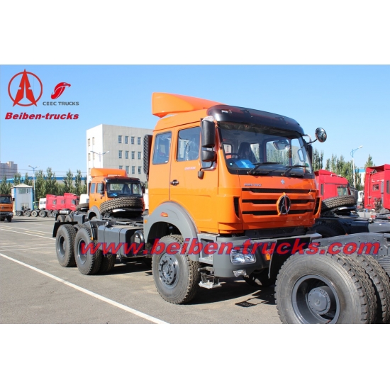 used North Benz heavy duty tractor truck Beiben truck head 2642S supplier