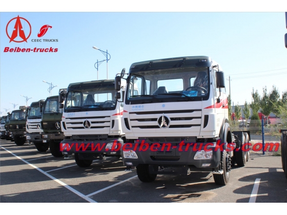 North Benz truck tractor 6*4 towing truck in congo