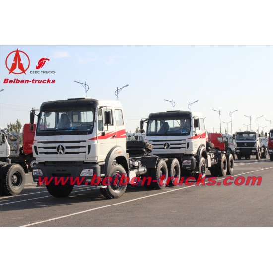 congo Beiben tractor truck 2638 North Benz 380hp prime mover 10 wheel truck head