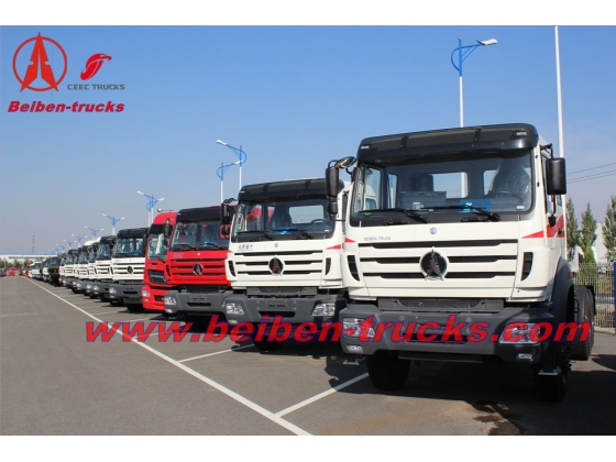 china Beiben 6*4 tractor truck 380hp 10 wheeler haulage prime mover  price