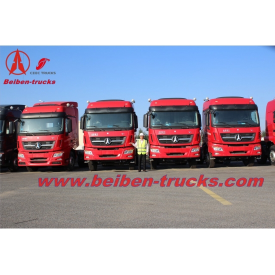 congo China heavy truck Beiben V3 380hp prime mover 10 wheels truck head