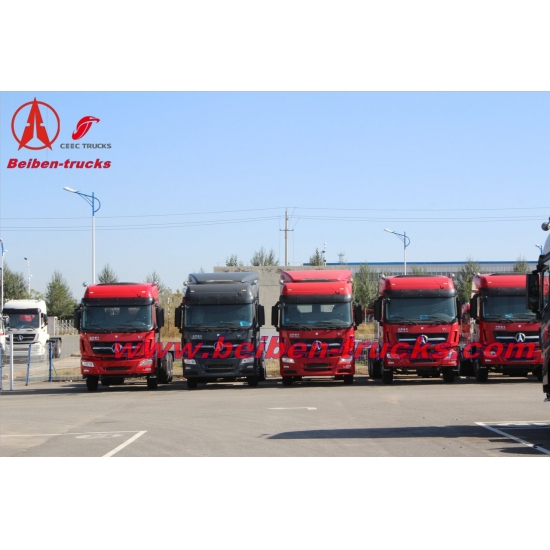 africa power star tractor truck Beiben prime mover 6x4 380hp truck head