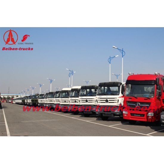 congo Beiben 420hp tractor truck 2642S 10 tires truck head for haulage  supplier