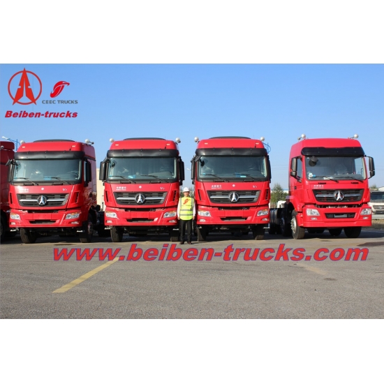 china brand new 6x4 beiben V3 trailer truck/ north benz tractor truck  supplier