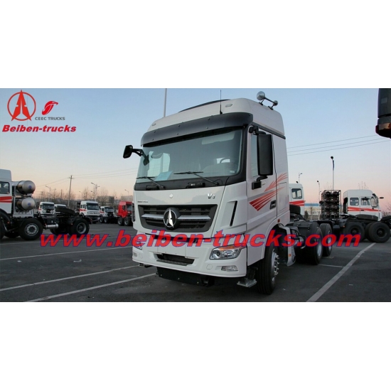 2015 new BEIBEN V3 480hp big heavy duty 6x4 tractor head truck supplier