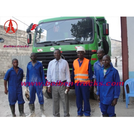 25ton camion benne 340hp Beiben tipper truck 10 wheels for africa