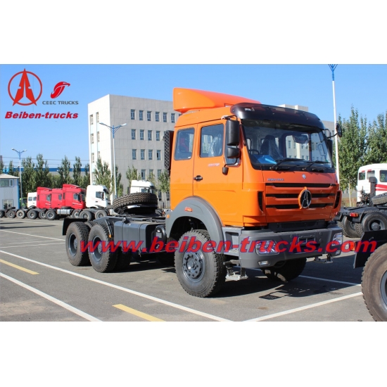 North Benz 420hp truck head 6x4 tractor truck 10 wheels  supplier