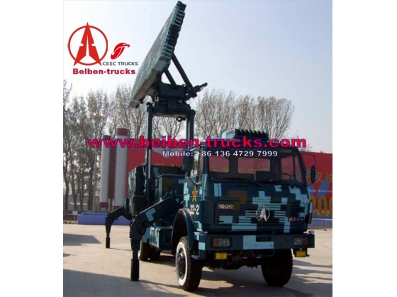 used baotou beiban left hand drive 4*4 wheel military truck chassis supplier