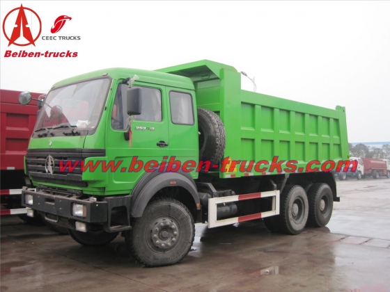 Durable Beiben 290HP 6x4 Heavy Duty dump truck for sale in Dubai