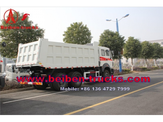 china BEIBEN DUMP TRUCK 6x4 380hp EURO II,BENZ axle MERCEDES BENZ technology