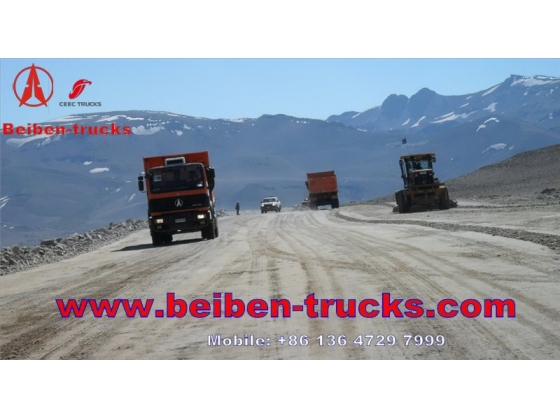 Congo Market 380hp 6*6 Beiben Dump Truck manufacturer