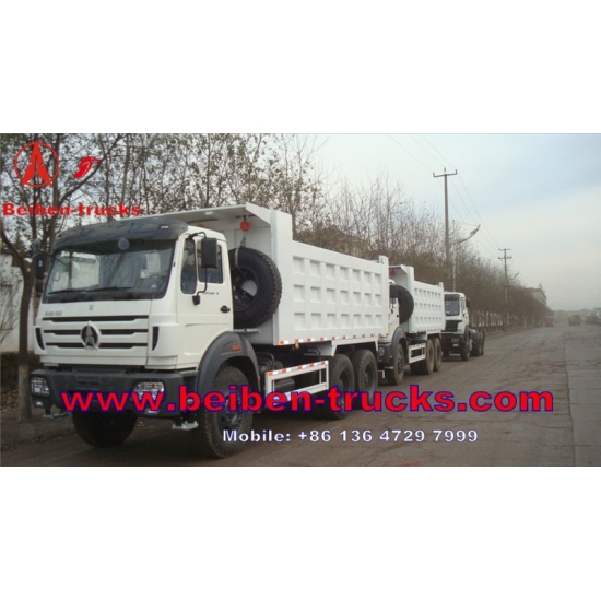 BEIBEN North Benz 12 wheels 8x4 60ton dump truck manufacturer
