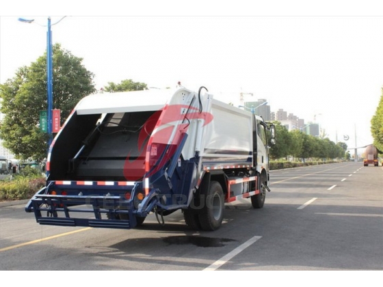 china beiben 10 CBM waste compactor truck price