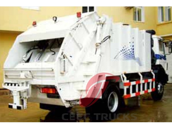 north benz 8 CBM rear loading garbage truck manufacturer