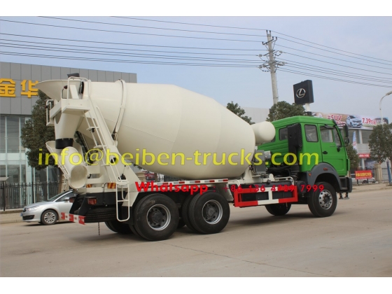 2015 new model Beiben concrete mixer truck price