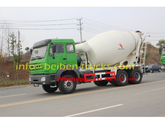 China Beiben 6x4 340hp 10 Cubic Meters Concrete Mixer Truck supplier
