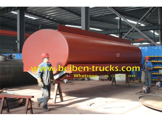 Beiben 6x4 5000 gallon diesel water sprinkling tank truck factory