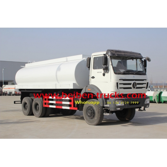 Beiben 6x6 water tank truck 10-20m3 tanker truck price