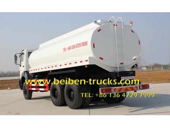 Beiben NG80B 6x4 5000 gallon water tank truck manufacturer