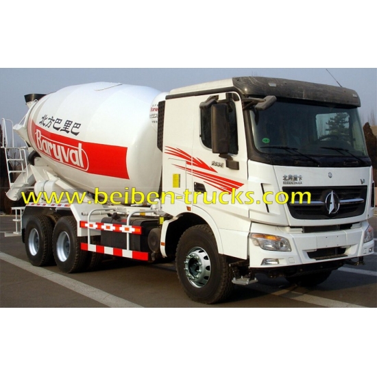 beiben V3 10 CBM concrete mixer trucks manufacturer
