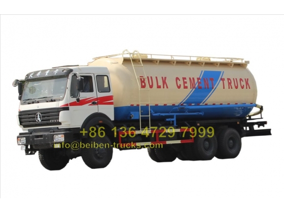 best beiben 6 wheel drive cement tanker truck price
