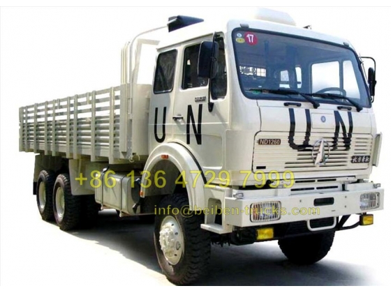 china beiben 6 wheel drive cargo truck