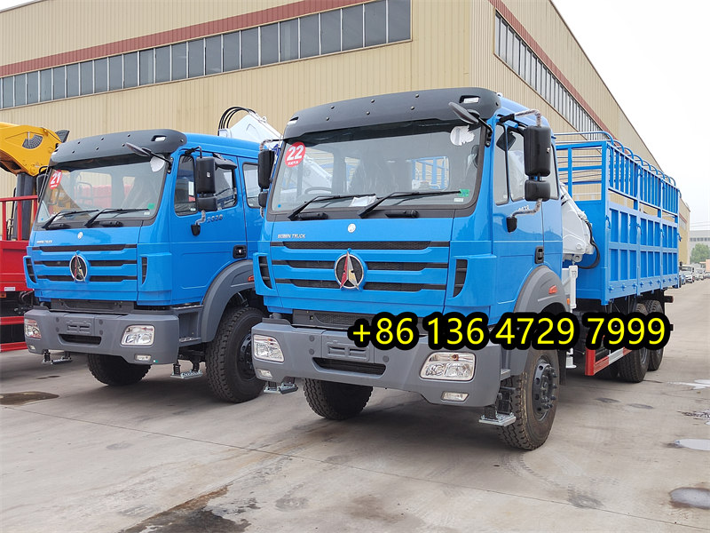 Żuraw XCMG montowany na ciężarówce Tanzania beiben 2638