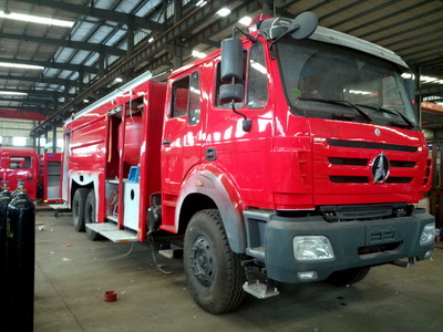 Wóz strażacki Beiben z podwójną kabiną 2534 dla klienta z Dubaju