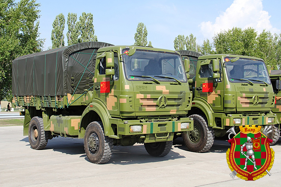 Beiben Heavy Trucks Show podczas Igrzysk Wojskowych 2015 w Rosji