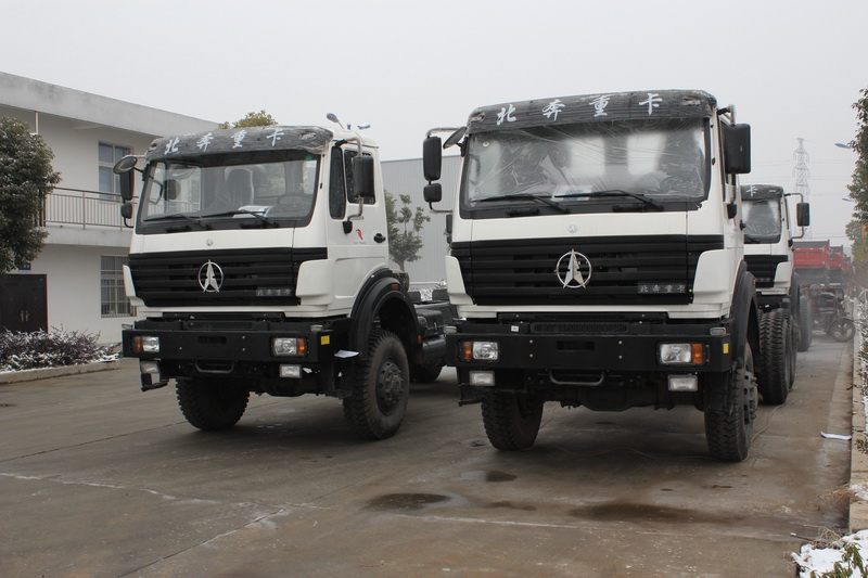 10 jednostek podwozia ciężarówki beiben 2534, eksport ciężarówek 6*6 do KONGO, Brazavaiile