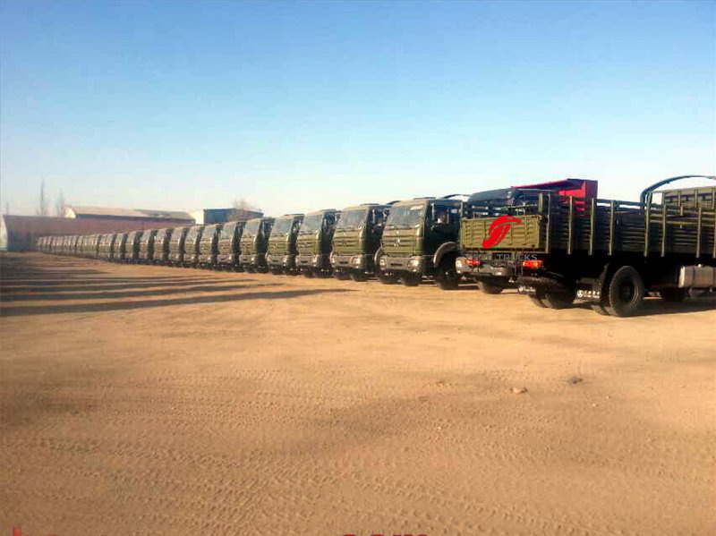 Eksport 30 sztuk wojskowych ciężarówek Beiben do Ameryki Południowej