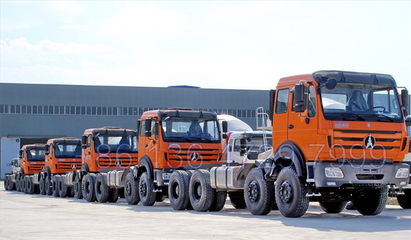 10 sztuk betoniarek North Benz 3138 eksportuje do Afryki Zachodniej