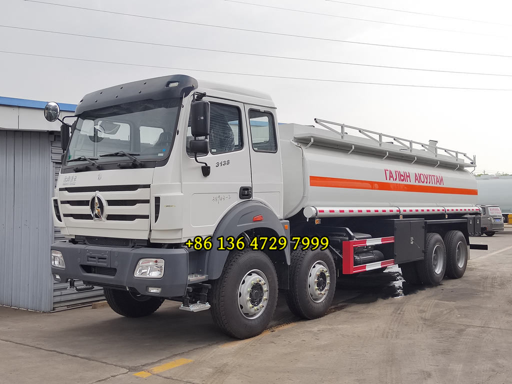 Kazakhstan customer orders 20 unit Beiben 3138 oil tanker trucks