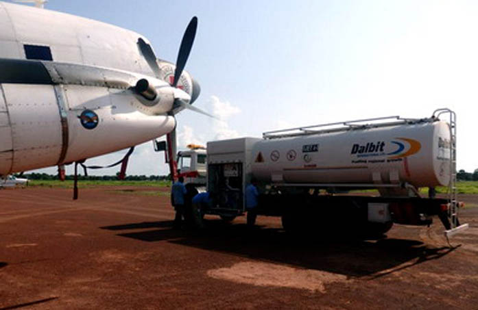 Cysterny do tankowania na lotnisku w Beiben dla klienta w Kongo