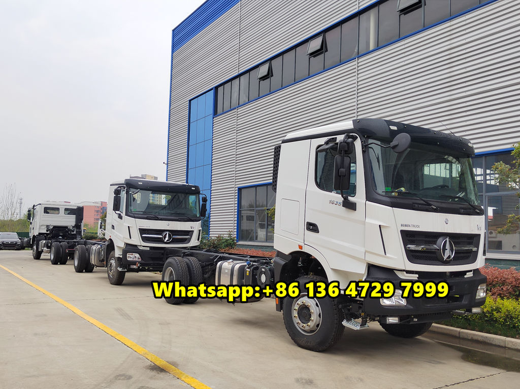 Uzbekistan client purchase 20 unit Beiben V3 truck with 8 Ton crane