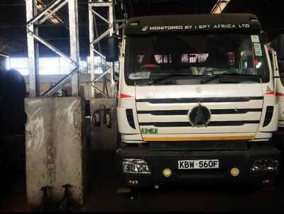 10 jednostek ciągników siodłowych Beiben NG80B o mocy 380 KM eksport do Kenii, Mobassa